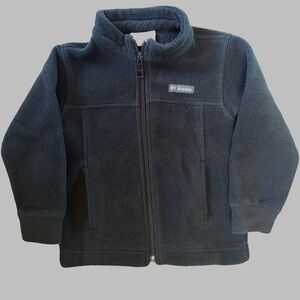 Toddler girls 3T fleece Columbia zip up jacket